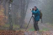 Adam Krzykwa - Plener fotograficzny w Roztoczańskim Parku Narodowym w 2004 r. fot. Paweł Marczakowski